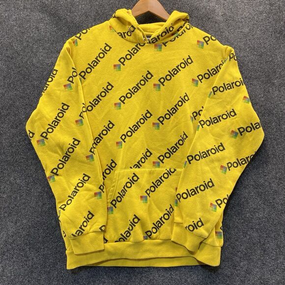 Polaroid Other - Polaroid Hoodie Sweatshirt Pullover Printed All Over Spellout Camera